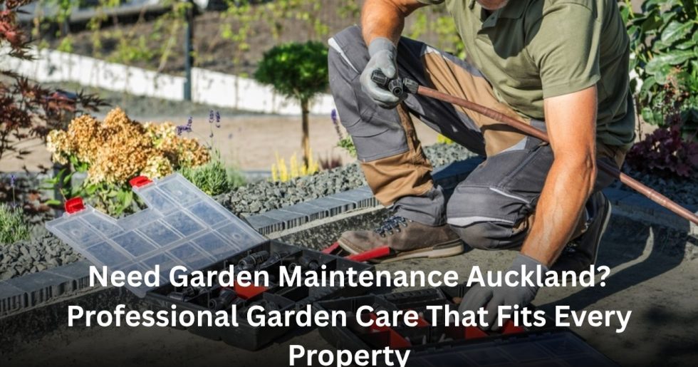 professional garden maintenance Auckland service maintaining residential garden landscapes